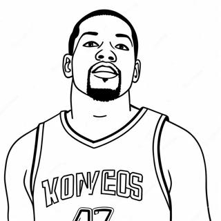 Kevin Durant Ausmalbild | Kevin Durant Ausmalbild