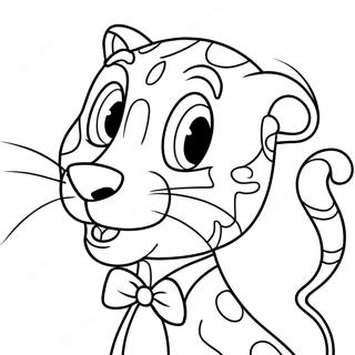Pink Panther Ausmalbild | Rosa Panther Ausmalbild