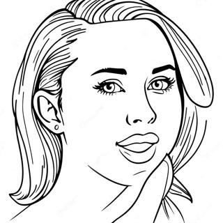 Miley Cyrus Ausmalbild | Miley Cyrus Ausmalbild