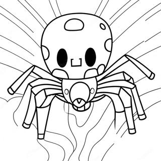 Minecraft Spinne Ausmalbild | Minecraft-Spinne Ausmalbild