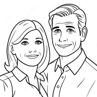 Steve und Maggie Ausmalbild | Steve und Maggie Ausmalbild