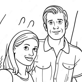 Steve und Maggie Abenteuer Ausmalbild | Steve und Maggie Ausmalbild