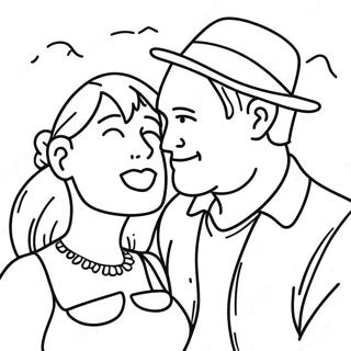 Beziehungs Ausmalbild | Beziehung Ausmalbild