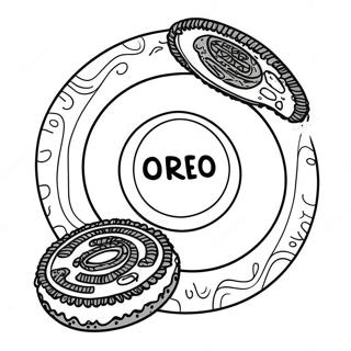 Oreo Keks Ausmalbild | Oreo Ausmalbild