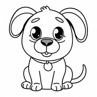 Lustiger Hund Ausmalbild | Lustiger Hund Ausmalbild