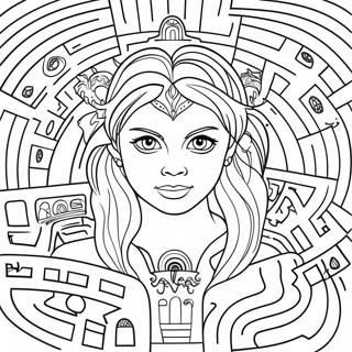 Labyrinth Ausmalbild | Labyrinth Ausmalbild