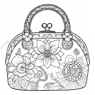 Tasche Ausmalbild | Tasche Ausmalbild