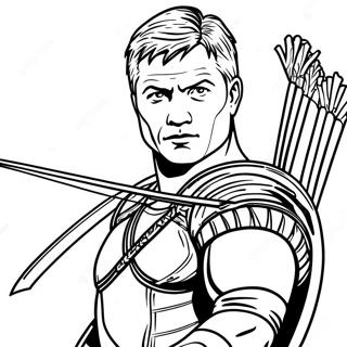 Hawkeye Ausmalbild | Hawkeye Ausmalbild