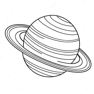 Saturn Planet Ausmalbild | Saturn Ausmalbild