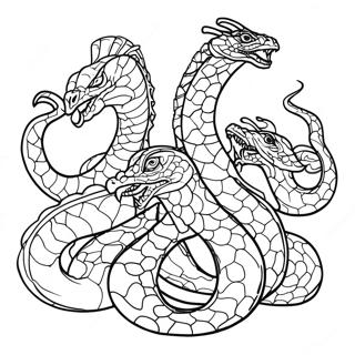 Hydra Ausmalbild | Hydra Ausmalbild