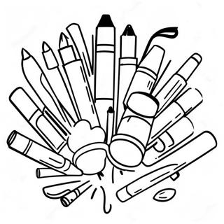 Marker Ausmalbild für Kinder | Marker Ausmalbild