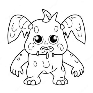 Hässliches Monster Ausmalbild | Hässlich Ausmalbild