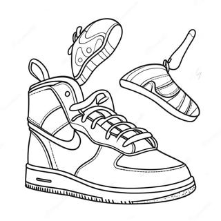 Sneaker Malvorlagen