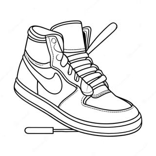 Cooles Sneaker-Design Ausmalbild | Sneaker Ausmalbild