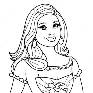 Bibble Barbie Ausmalbild | Bibble Barbie Ausmalbild