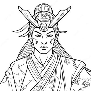 Tengen Uzui Ausmalbild | Tengen Uzui Ausmalbild
