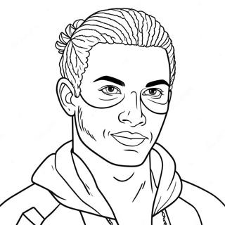 AJ Brown Ausmalbild | AJ Brown Ausmalbild