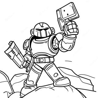 Warhammer 40K Ausmalbild | Warhammer 40K Ausmalbild