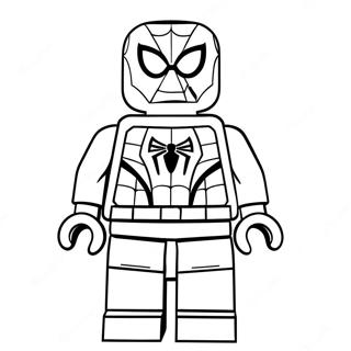 Lego Spiderman Ausmalbild | Lego Spiderman Ausmalbild