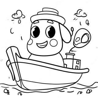 Ausmalbild von Skipper in einem bunten Abenteuer | Skipper Ausmalbild