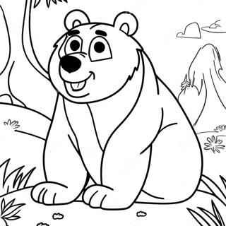 Bruder Bär Ausmalbild | Bruder Bär Ausmalbild