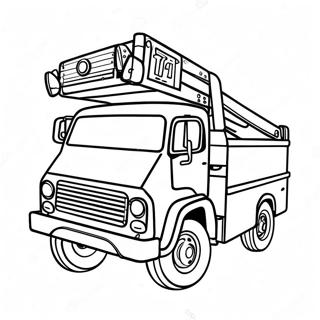 Abschleppwagen Ausmalbild | Abschleppwagen Ausmalbild