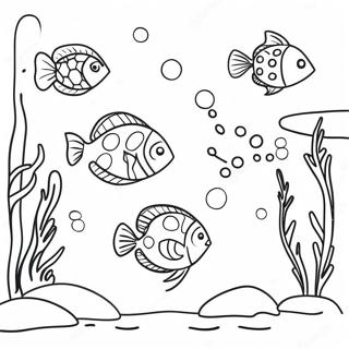 Punkte verbinden Unterwasserszene Ausmalbild | Punkte verbinden Ausmalbild