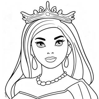 Elegante Roblox Royale High Prinzessin Ausmalbild | Roblox Royale High Ausmalbild