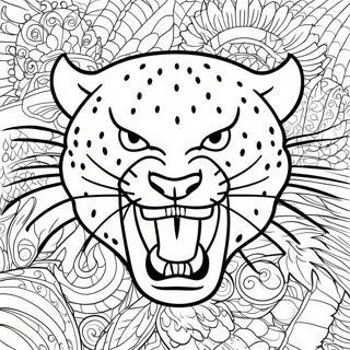 Jacksonville Jaguars Logo Ausmalbild | Jacksonville Jaguars Ausmalbild