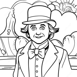 Willy Wonka Ausmalbild | Willy Wonka Ausmalbild