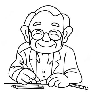 Opa Ausmalbild | Opa Ausmalbild