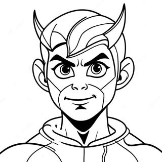 Beast Boy Ausmalbild | Bestien Junge Ausmalbild