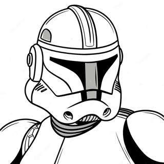 Clone Trooper Ausmalbild | Klontruppler Ausmalbild