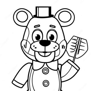 Puppe FNAF Ausmalbild | Puppe FNAF Ausmalbild