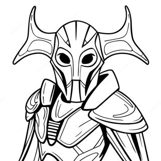 General Grievous Ausmalbild | General Grievous Ausmalbild