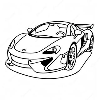 McLaren Sportwagen Ausmalbild | McLaren Ausmalbild