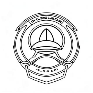 McLaren Racing Team Logo Ausmalbild | McLaren Ausmalbild
