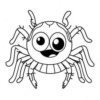 Lucas die Spinne Ausmalbild | Lucas die Spinne Ausmalbild