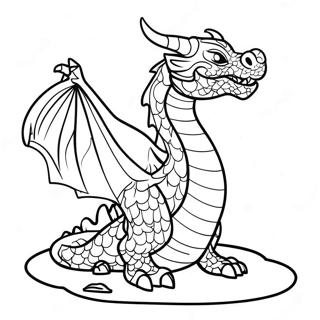 Drachenmeister Ausmalbild | Drachenmeister Ausmalbild