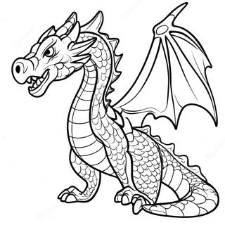 Furchtloser Drachenmeister Ausmalbild | Drachenmeister Ausmalbild