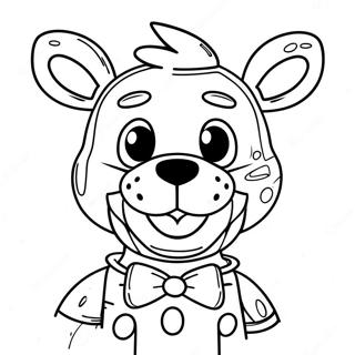Chica FNAF Ausmalbild | Chica FNAF Ausmalbild