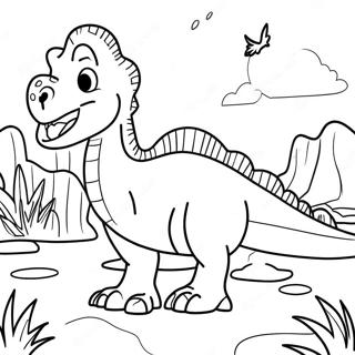 Dino Ranch Ausmalbild | Dino Ranch Ausmalbild