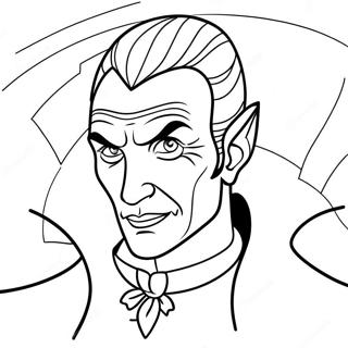 Dracula Ausmalbild | Dracula Ausmalbild