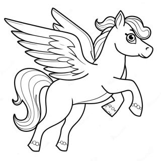 Pegasus Ausmalbild | Pegasus Ausmalbild