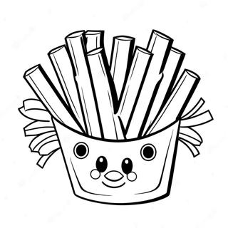 Pommes Ausmalbild | Pommes Ausmalbild