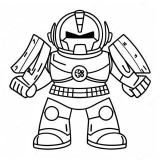 Miniforce Ausmalbild | Minikraft Ausmalbild