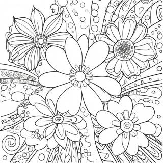 Blumen Macht Ausmalbild | Blumen Macht Ausmalbild