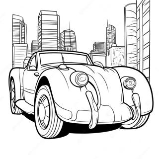 Spiderman Auto Ausmalbild | Spiderman Auto Ausmalbild