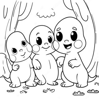 Casper und Freunde Ausmalbild | Casper Ausmalbild