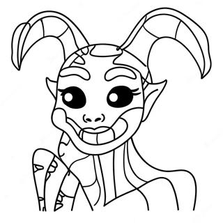 Siren Head Ausmalbild | Siren Head Ausmalbild